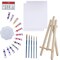 Art Canvas Paint Set Supplies – 22-Piece Canvas Acrylic Painting Kit with Wood E